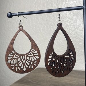 Wooden earring